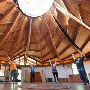 Yoga in the Temple at Harbin Hot Springs