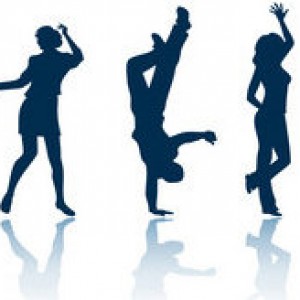 Dancing silhouettes