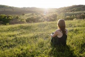 sitting-in-nature